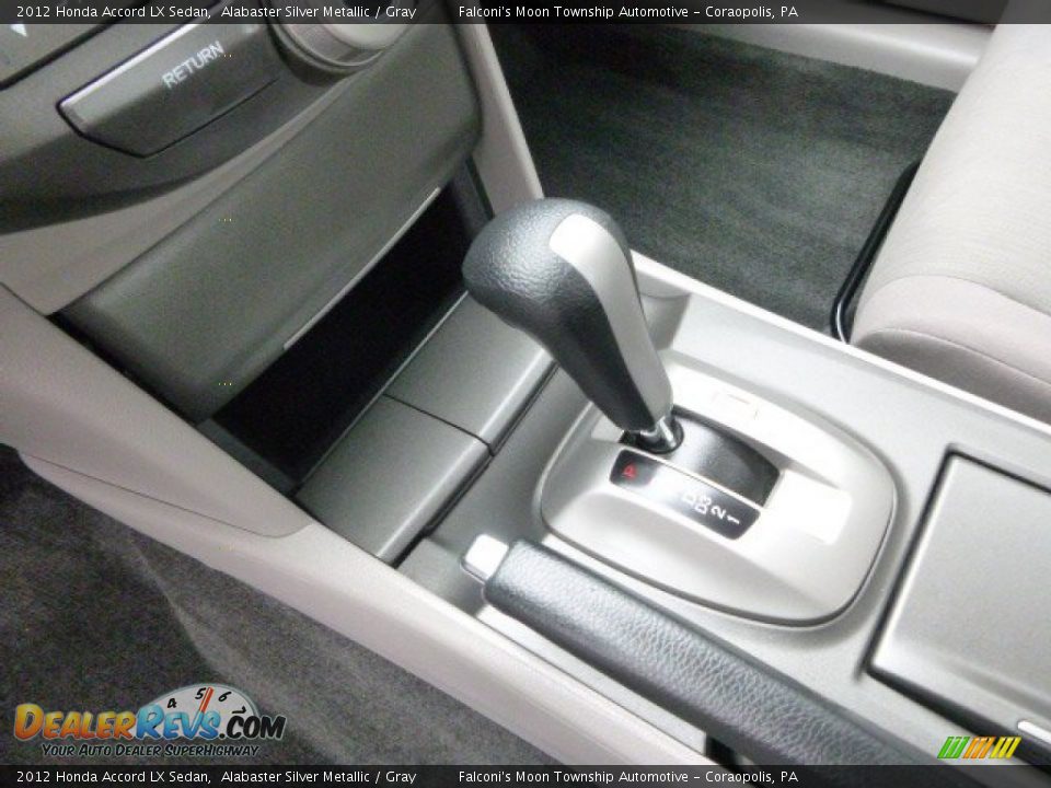 2012 Honda Accord LX Sedan Alabaster Silver Metallic / Gray Photo #21