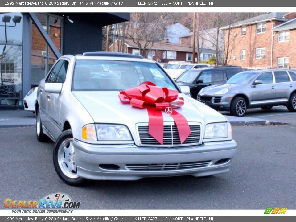 1999 Mercedes-Benz C 280 Sedan Brilliant Silver Metallic / Grey Photo #1