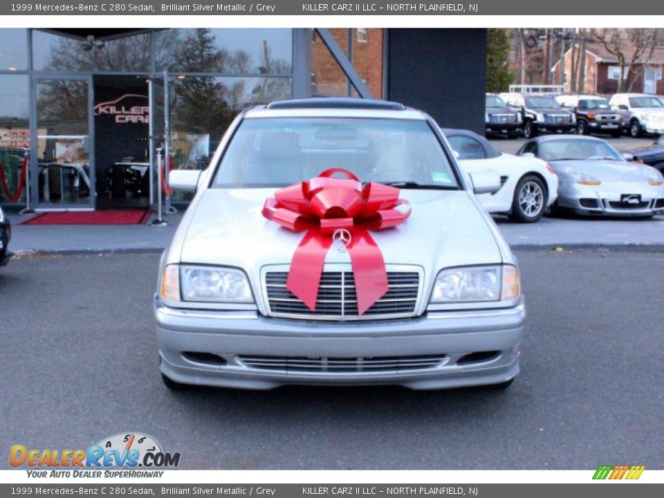 1999 Mercedes-Benz C 280 Sedan Brilliant Silver Metallic / Grey Photo #2