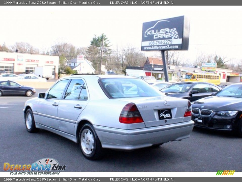 1999 Mercedes-Benz C 280 Sedan Brilliant Silver Metallic / Grey Photo #5