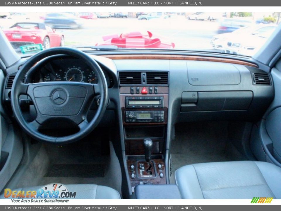 1999 Mercedes-Benz C 280 Sedan Brilliant Silver Metallic / Grey Photo #8