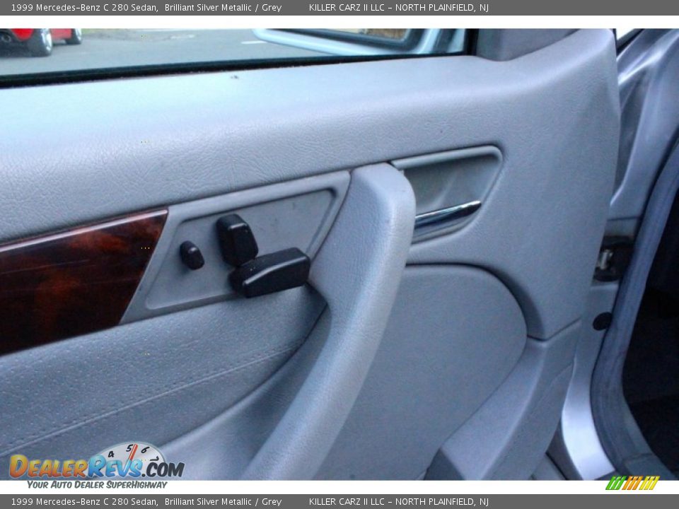 1999 Mercedes-Benz C 280 Sedan Brilliant Silver Metallic / Grey Photo #13