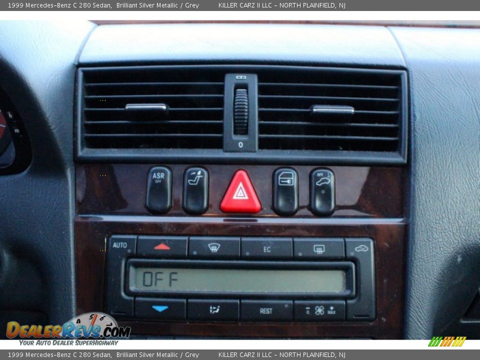 1999 Mercedes-Benz C 280 Sedan Brilliant Silver Metallic / Grey Photo #18