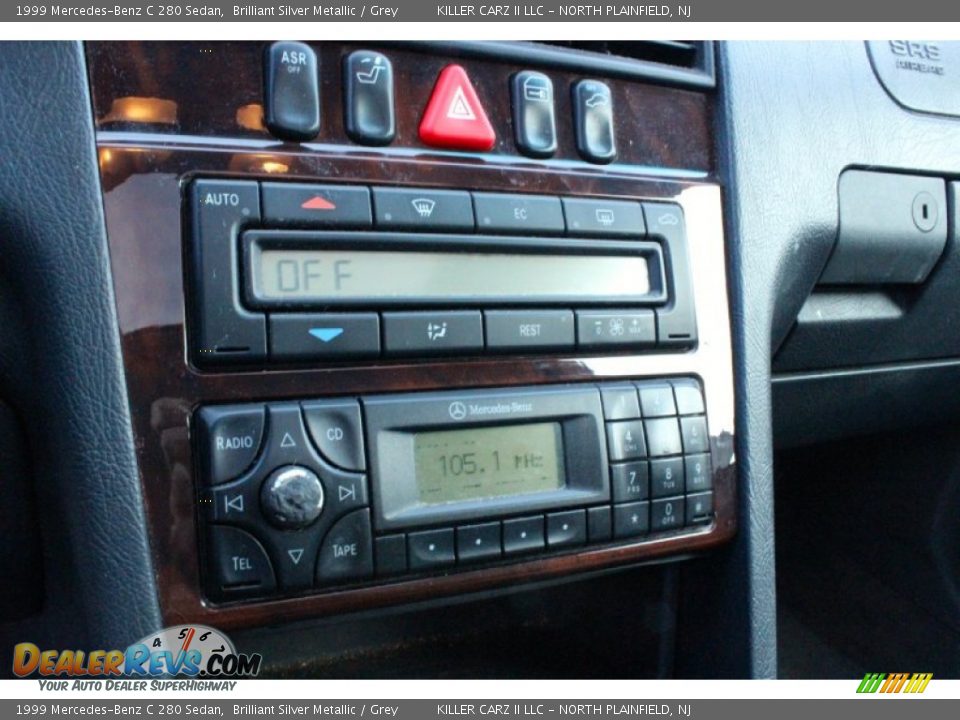 1999 Mercedes-Benz C 280 Sedan Brilliant Silver Metallic / Grey Photo #19