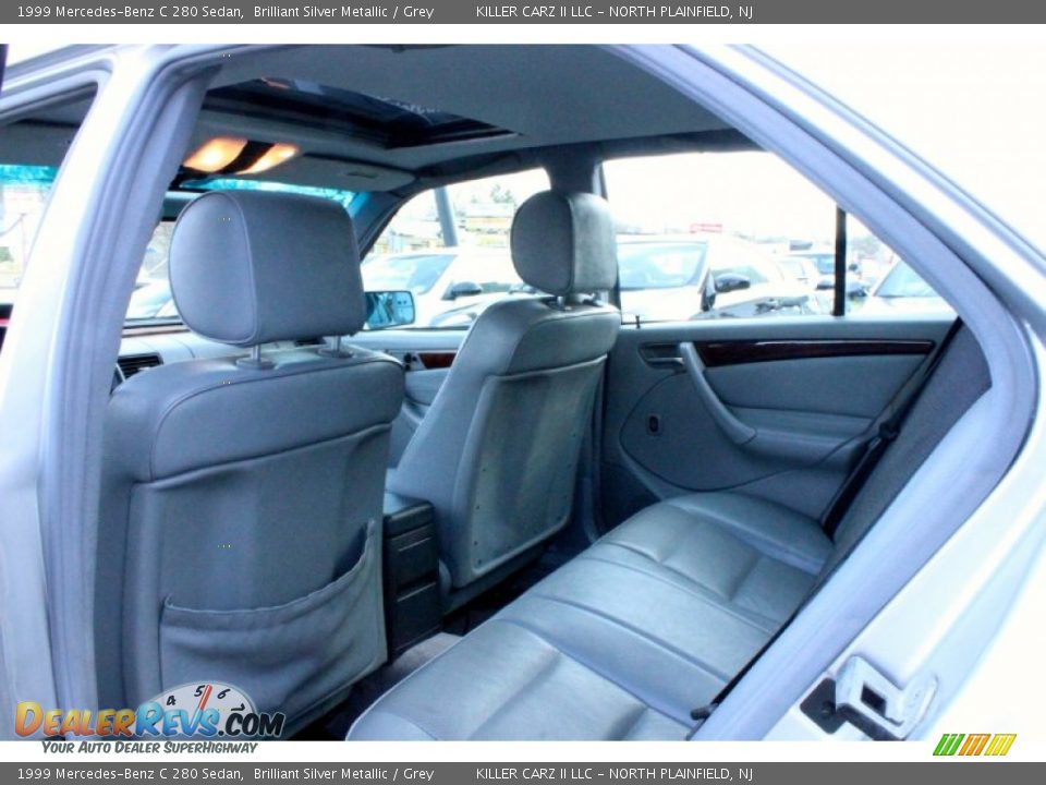 1999 Mercedes-Benz C 280 Sedan Brilliant Silver Metallic / Grey Photo #22