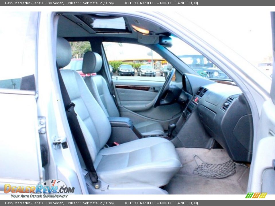 1999 Mercedes-Benz C 280 Sedan Brilliant Silver Metallic / Grey Photo #23