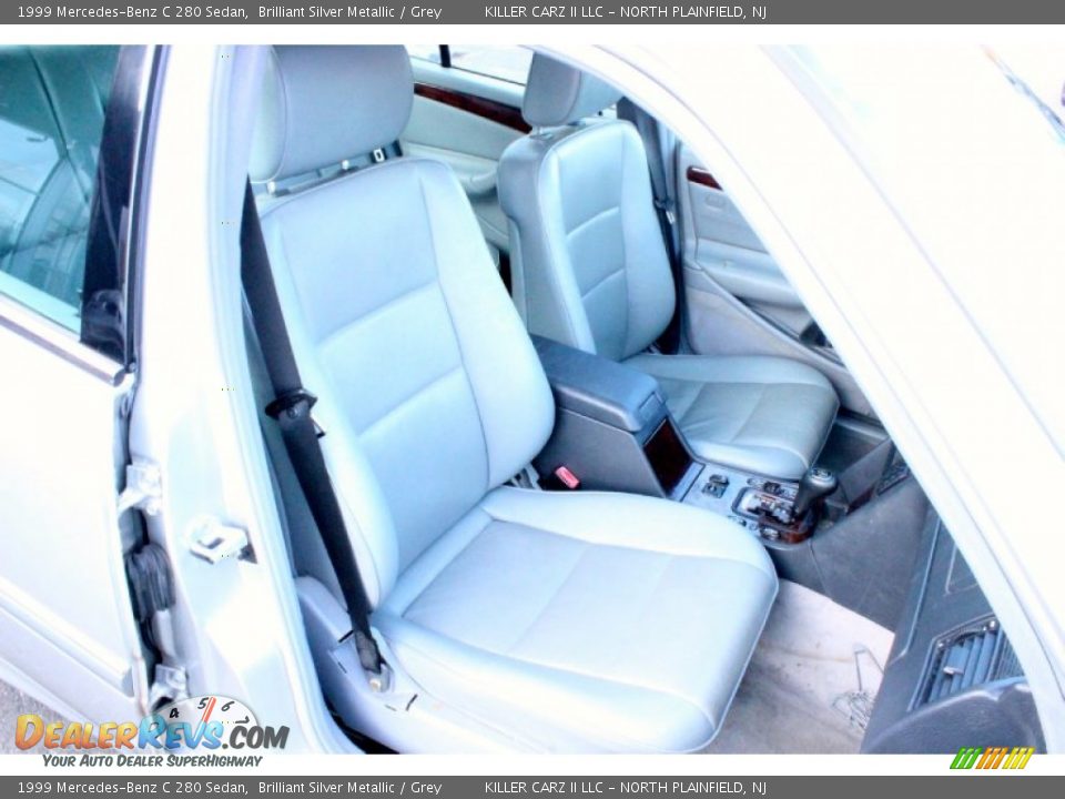 1999 Mercedes-Benz C 280 Sedan Brilliant Silver Metallic / Grey Photo #25