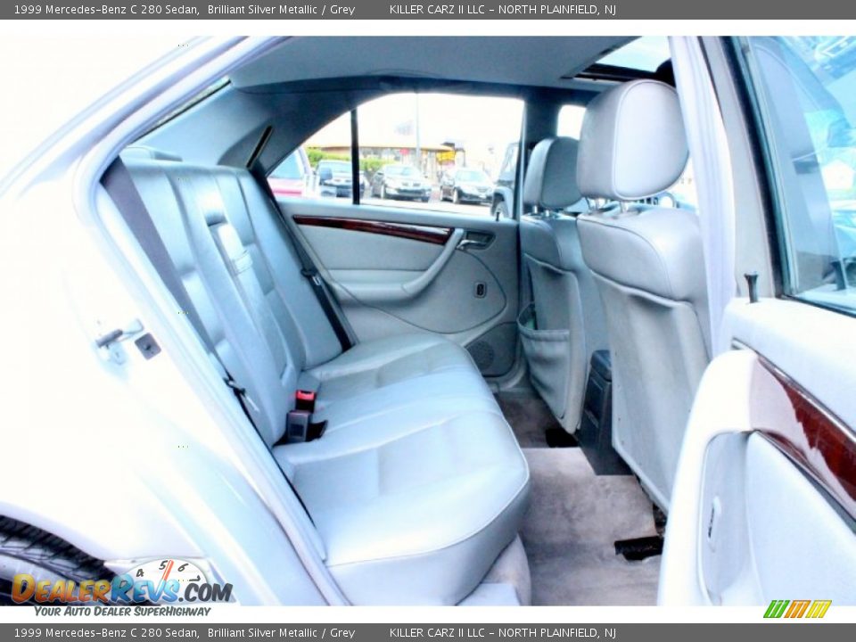 1999 Mercedes-Benz C 280 Sedan Brilliant Silver Metallic / Grey Photo #26