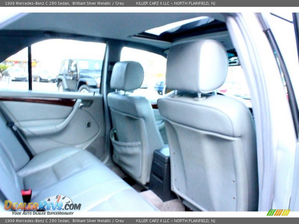 1999 Mercedes-Benz C 280 Sedan Brilliant Silver Metallic / Grey Photo #27