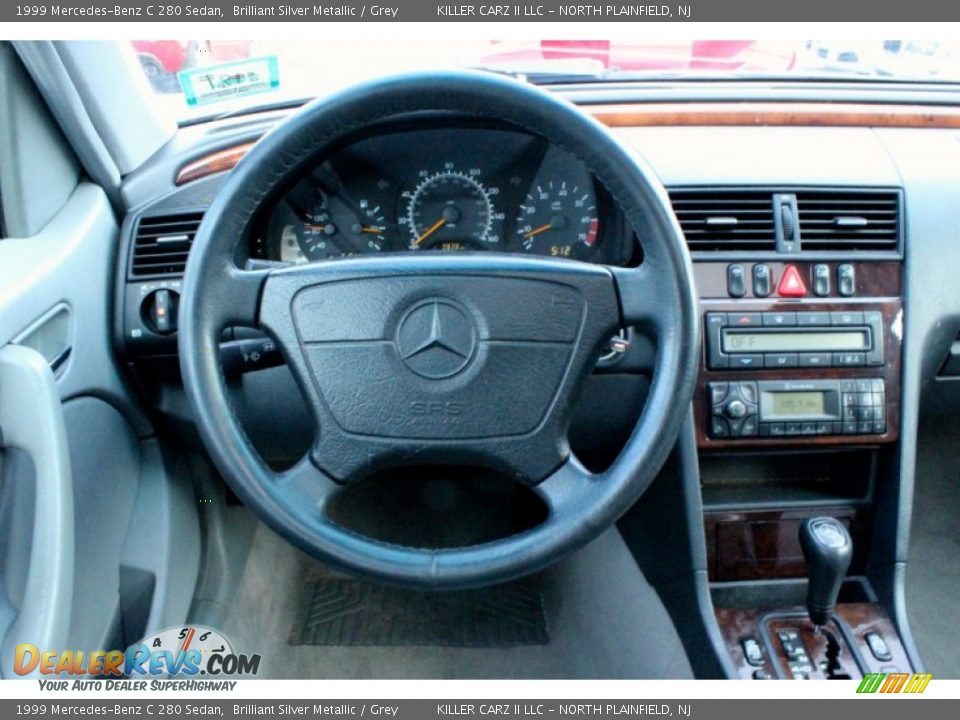 1999 Mercedes-Benz C 280 Sedan Brilliant Silver Metallic / Grey Photo #30