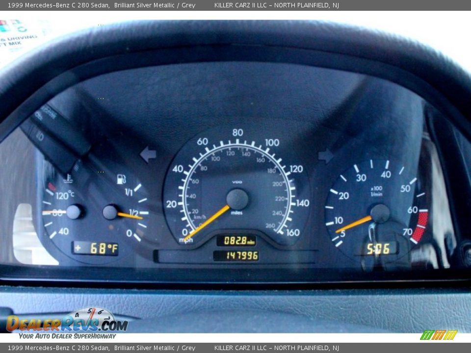 1999 Mercedes-Benz C 280 Sedan Brilliant Silver Metallic / Grey Photo #31