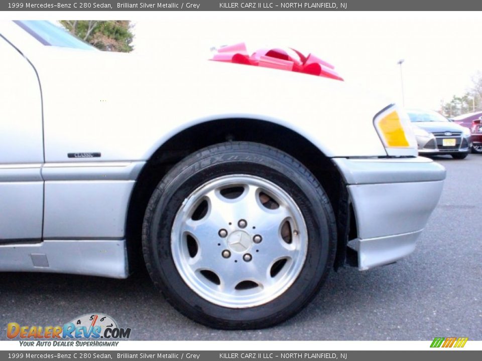 1999 Mercedes-Benz C 280 Sedan Brilliant Silver Metallic / Grey Photo #35