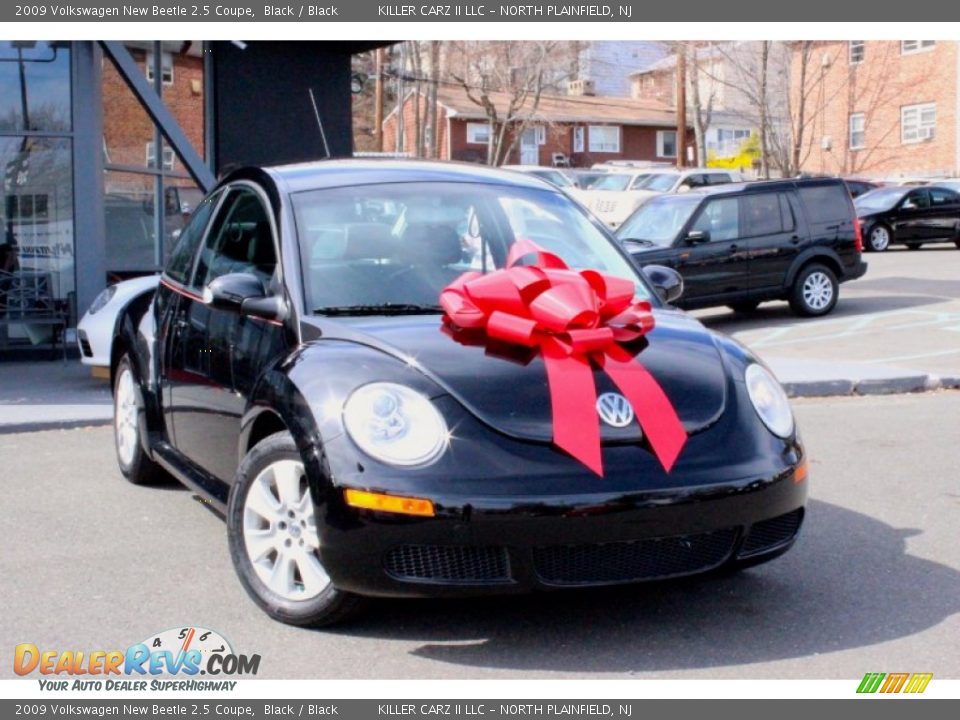 2009 Volkswagen New Beetle 2.5 Coupe Black / Black Photo #1