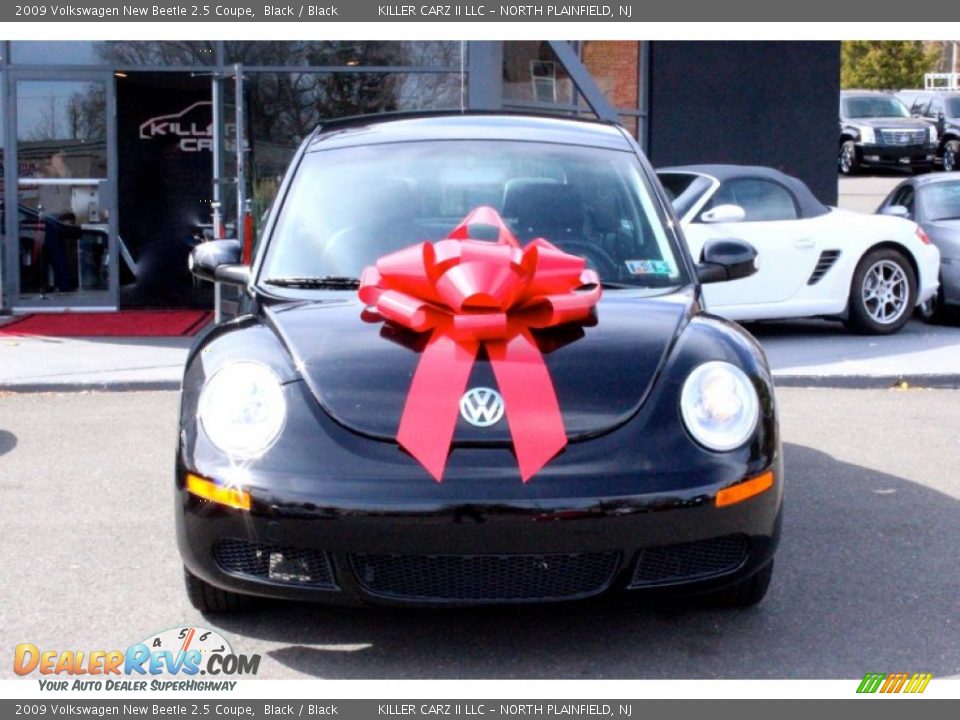 2009 Volkswagen New Beetle 2.5 Coupe Black / Black Photo #2