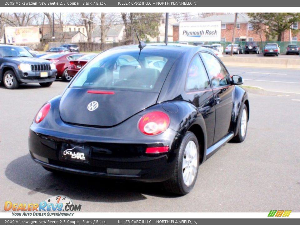 2009 Volkswagen New Beetle 2.5 Coupe Black / Black Photo #8