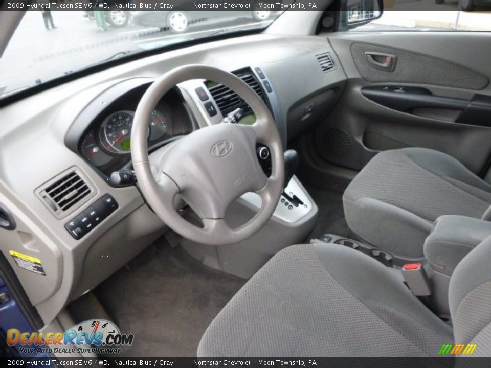 Gray Interior - 2009 Hyundai Tucson SE V6 4WD Photo #15