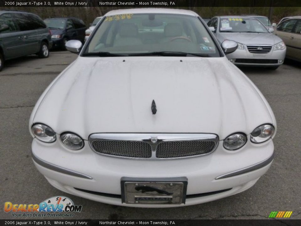 2006 Jaguar X-Type 3.0 White Onyx / Ivory Photo #6