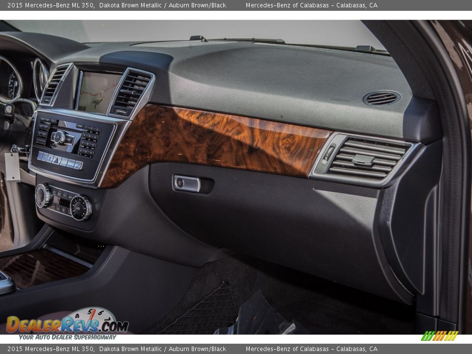 2015 Mercedes-Benz ML 350 Dakota Brown Metallic / Auburn Brown/Black Photo #8