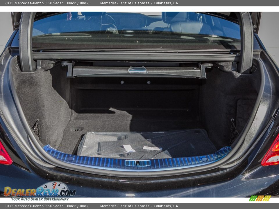 2015 Mercedes-Benz S 550 Sedan Black / Black Photo #4