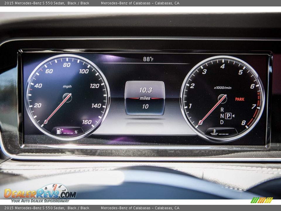 2015 Mercedes-Benz S 550 Sedan Black / Black Photo #6