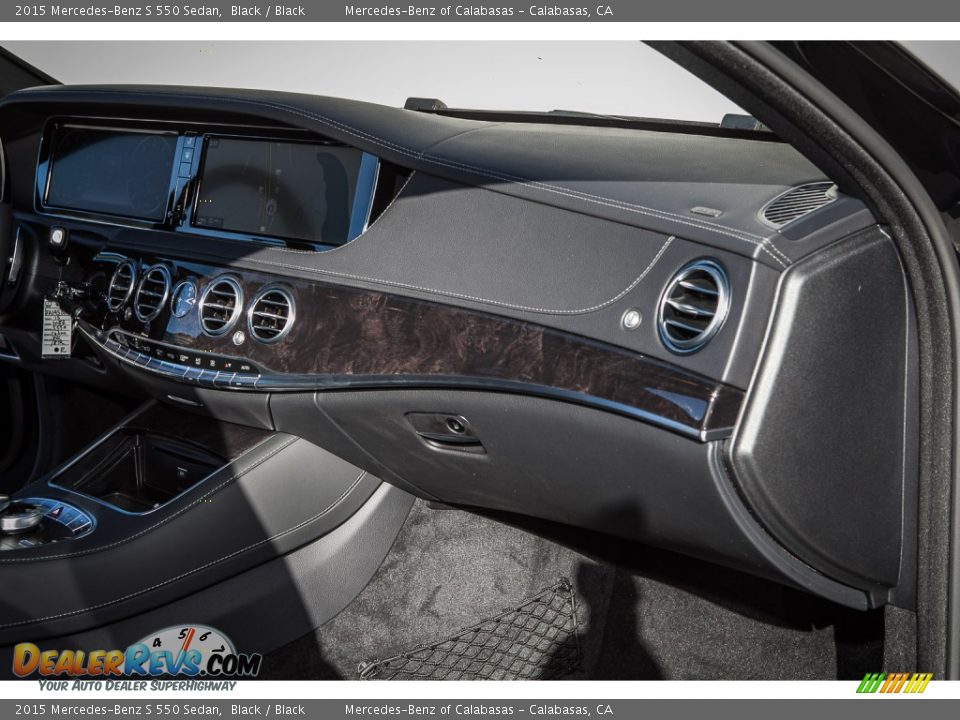 2015 Mercedes-Benz S 550 Sedan Black / Black Photo #8