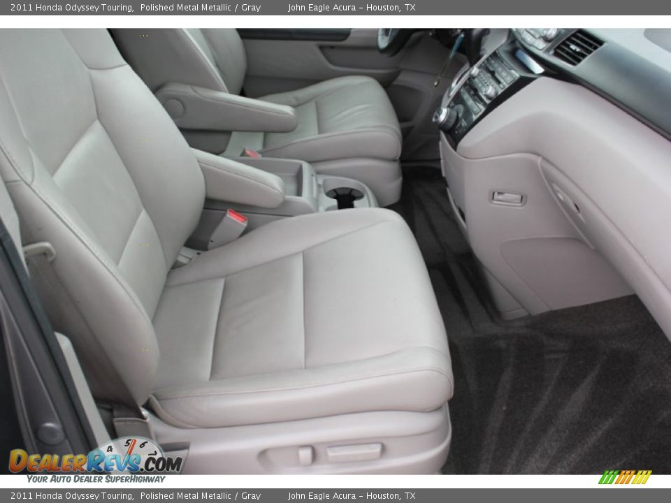 2011 Honda Odyssey Touring Polished Metal Metallic / Gray Photo #25