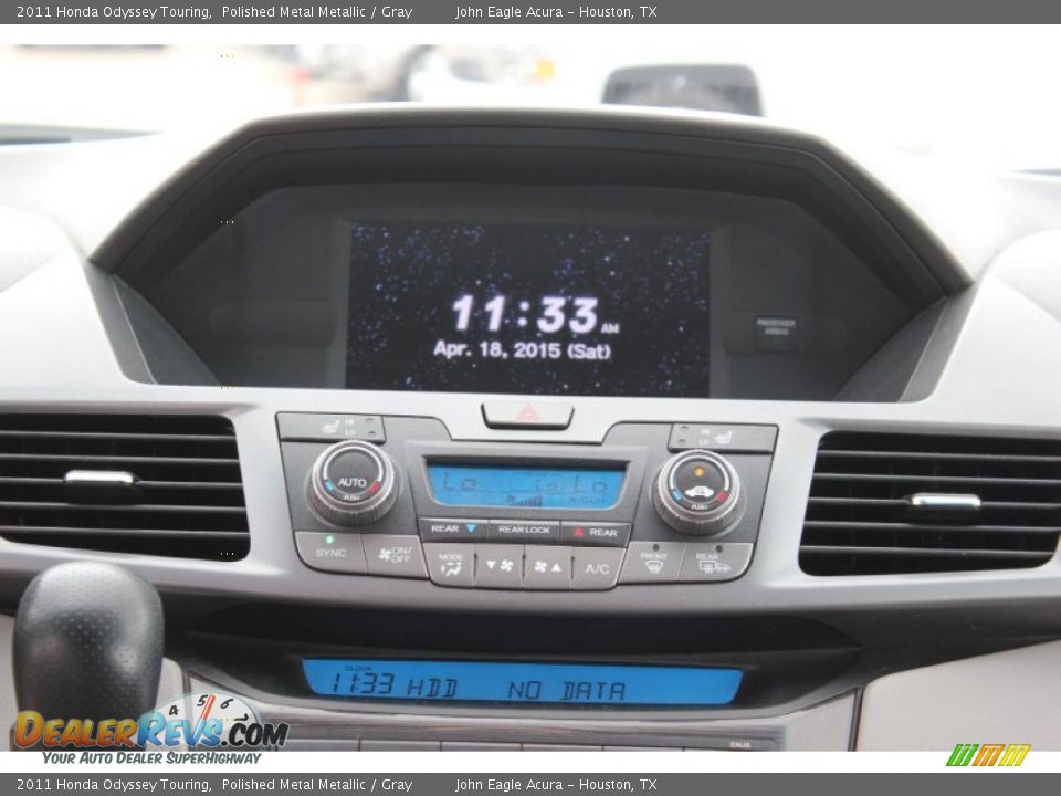 2011 Honda Odyssey Touring Polished Metal Metallic / Gray Photo #36