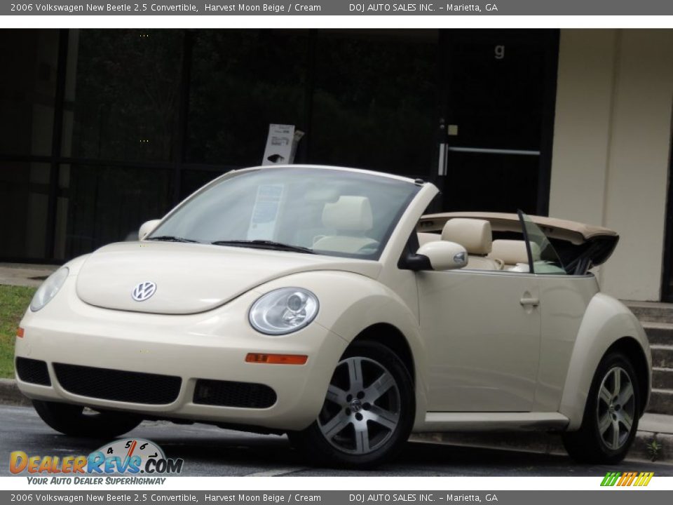 2006 Volkswagen New Beetle 2.5 Convertible Harvest Moon Beige / Cream Photo #24