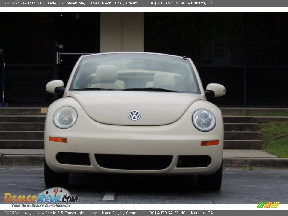 2006 Volkswagen New Beetle 2.5 Convertible Harvest Moon Beige / Cream Photo #28