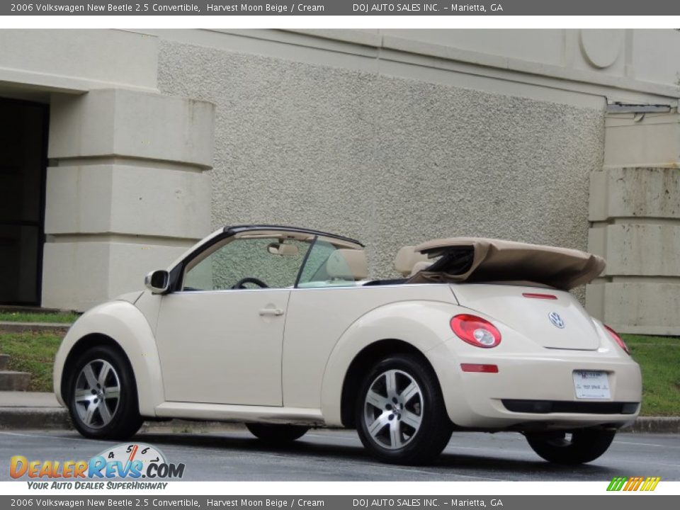 2006 Volkswagen New Beetle 2.5 Convertible Harvest Moon Beige / Cream Photo #31
