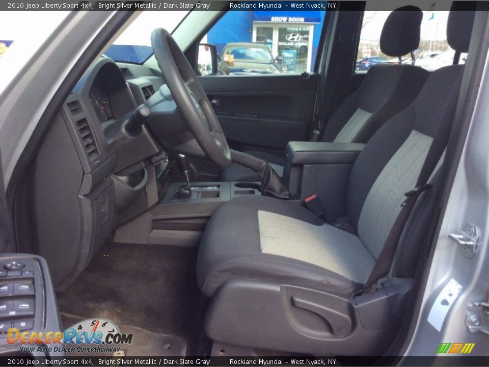 2010 Jeep Liberty Sport 4x4 Bright Silver Metallic / Dark Slate Gray Photo #10