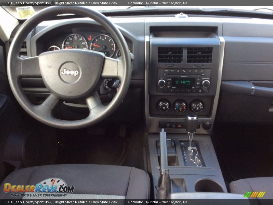 2010 Jeep Liberty Sport 4x4 Bright Silver Metallic / Dark Slate Gray Photo #12