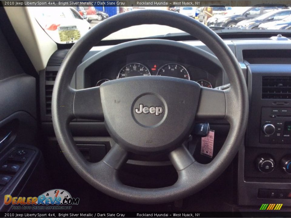 2010 Jeep Liberty Sport 4x4 Bright Silver Metallic / Dark Slate Gray Photo #13