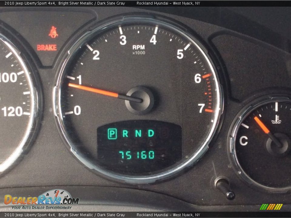 2010 Jeep Liberty Sport 4x4 Bright Silver Metallic / Dark Slate Gray Photo #14