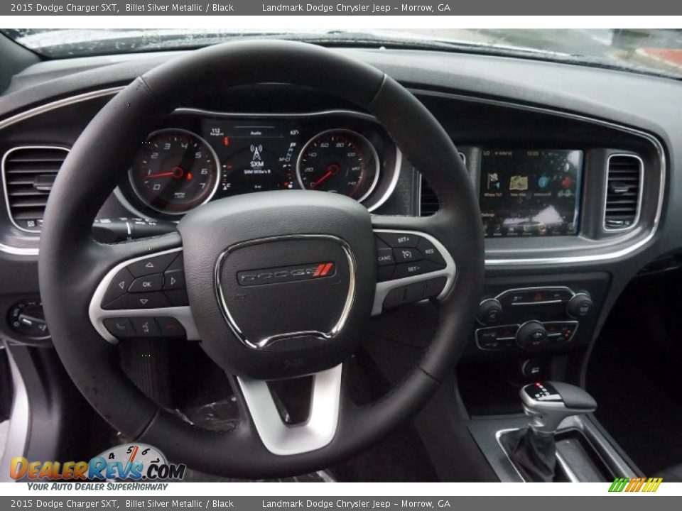 2015 Dodge Charger SXT Steering Wheel Photo #6
