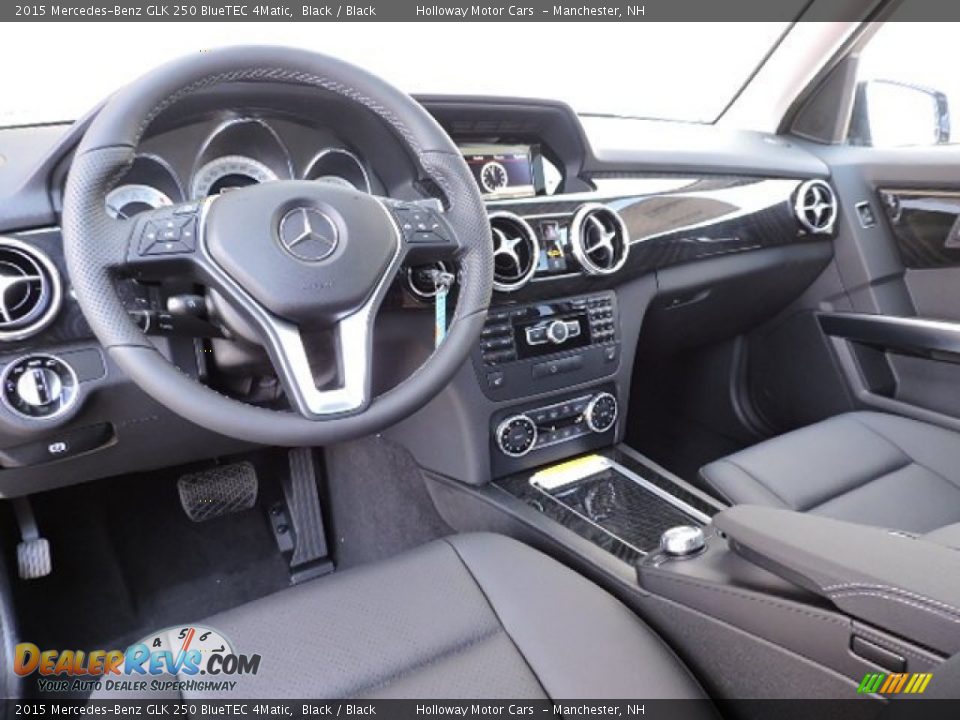 2015 Mercedes-Benz GLK 250 BlueTEC 4Matic Black / Black Photo #8