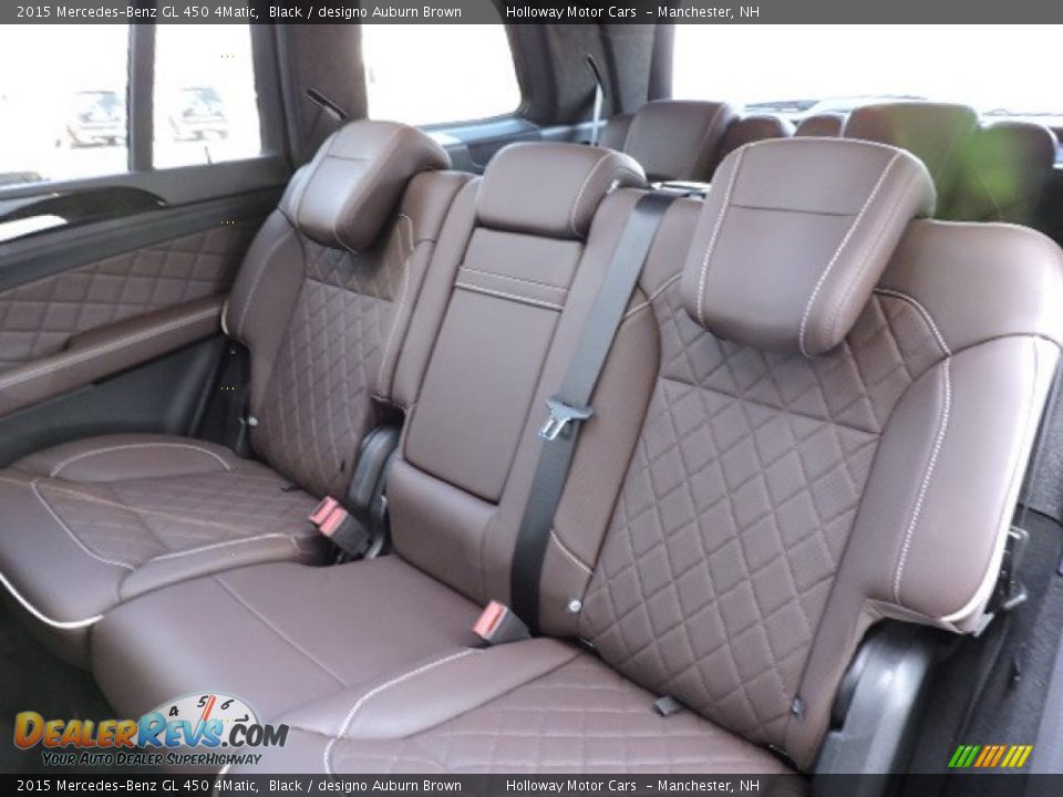 Rear Seat of 2015 Mercedes-Benz GL 450 4Matic Photo #8