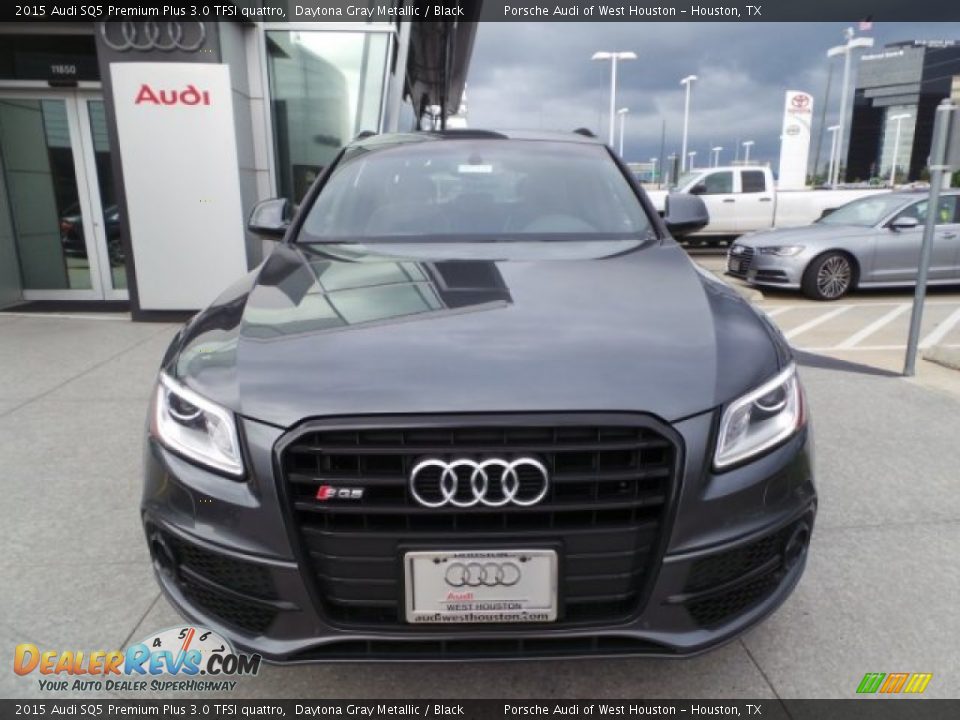 2015 Audi SQ5 Premium Plus 3.0 TFSI quattro Daytona Gray Metallic / Black Photo #2