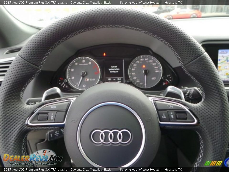 2015 Audi SQ5 Premium Plus 3.0 TFSI quattro Daytona Gray Metallic / Black Photo #22