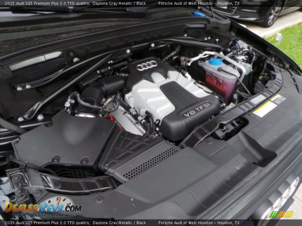 2015 Audi SQ5 Premium Plus 3.0 TFSI quattro Daytona Gray Metallic / Black Photo #29