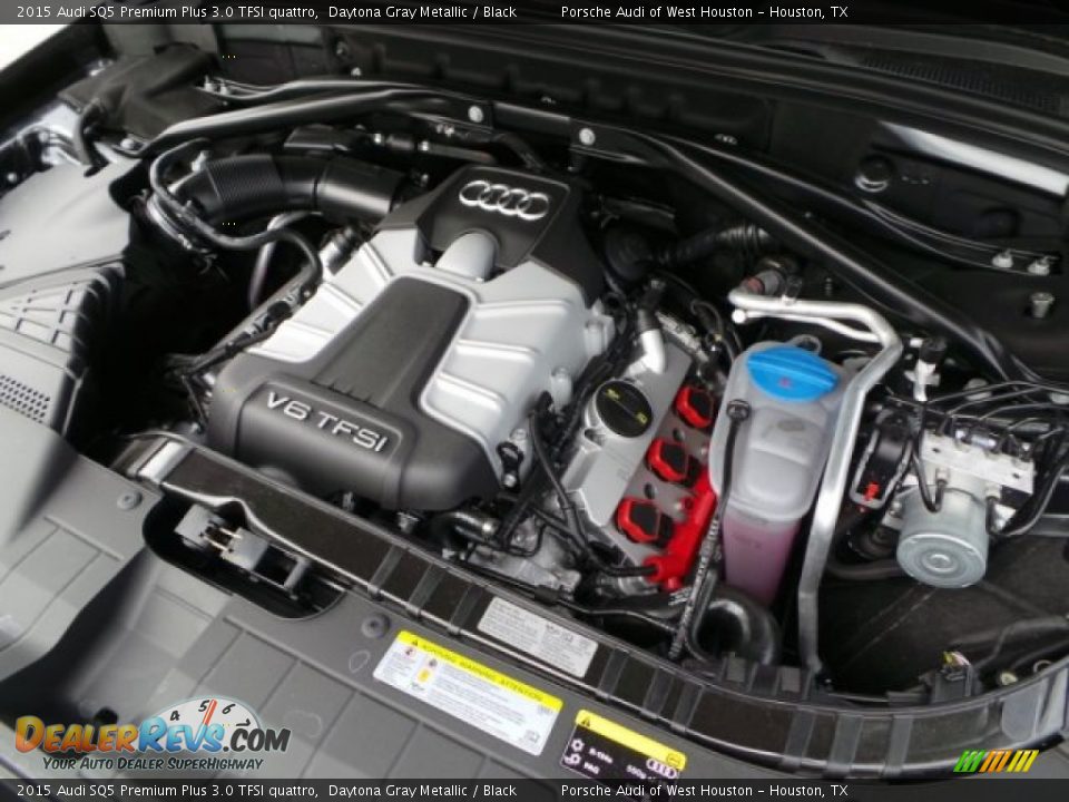 2015 Audi SQ5 Premium Plus 3.0 TFSI quattro Daytona Gray Metallic / Black Photo #30