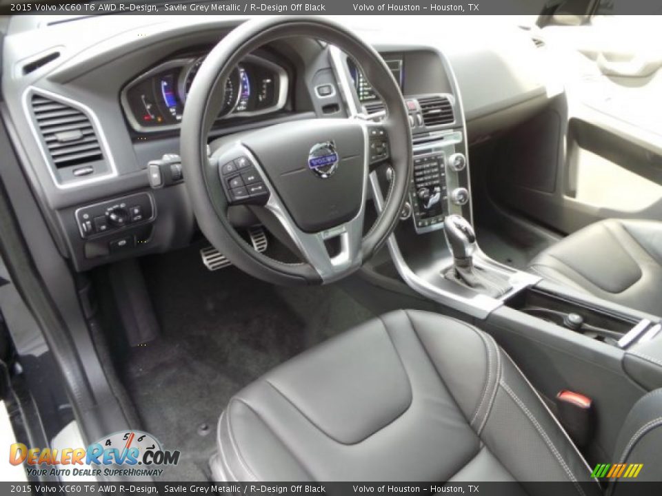R-Design Off Black Interior - 2015 Volvo XC60 T6 AWD R-Design Photo #10