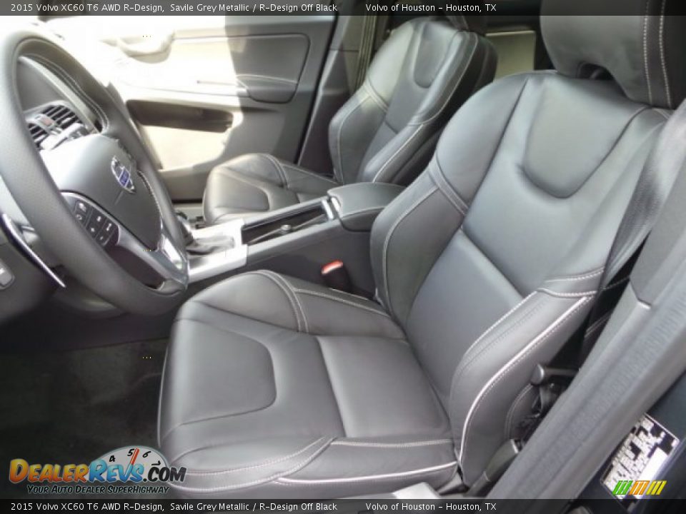 Front Seat of 2015 Volvo XC60 T6 AWD R-Design Photo #11