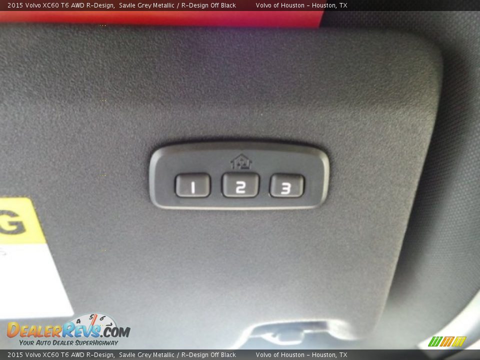 2015 Volvo XC60 T6 AWD R-Design Savile Grey Metallic / R-Design Off Black Photo #15