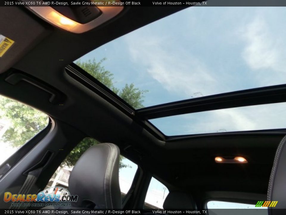 2015 Volvo XC60 T6 AWD R-Design Savile Grey Metallic / R-Design Off Black Photo #16