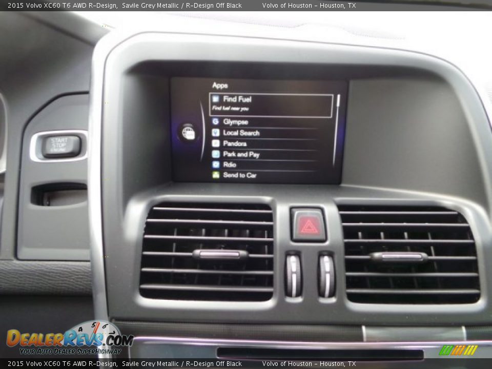 2015 Volvo XC60 T6 AWD R-Design Savile Grey Metallic / R-Design Off Black Photo #17