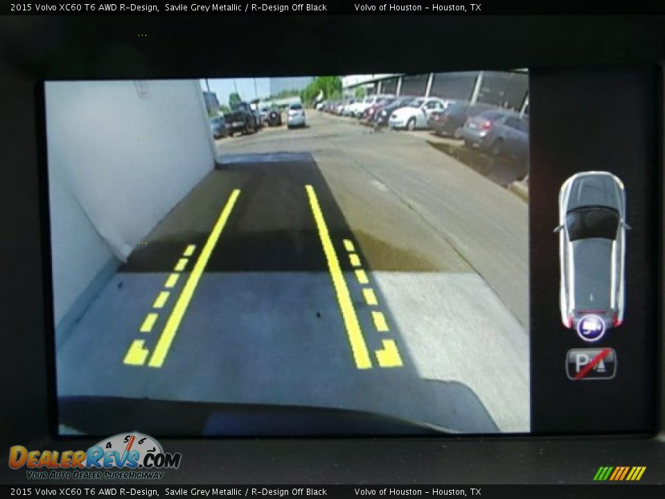 2015 Volvo XC60 T6 AWD R-Design Savile Grey Metallic / R-Design Off Black Photo #19