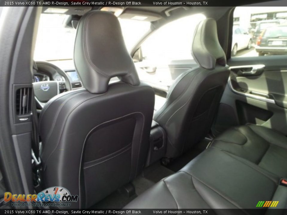 2015 Volvo XC60 T6 AWD R-Design Savile Grey Metallic / R-Design Off Black Photo #23