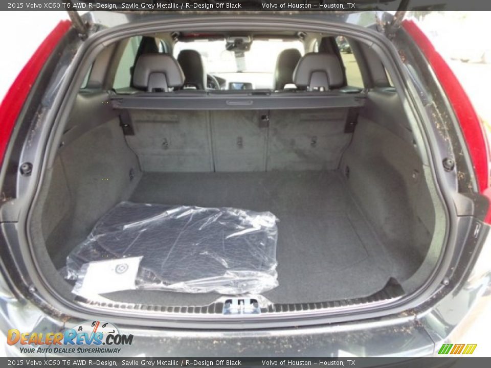 2015 Volvo XC60 T6 AWD R-Design Savile Grey Metallic / R-Design Off Black Photo #27