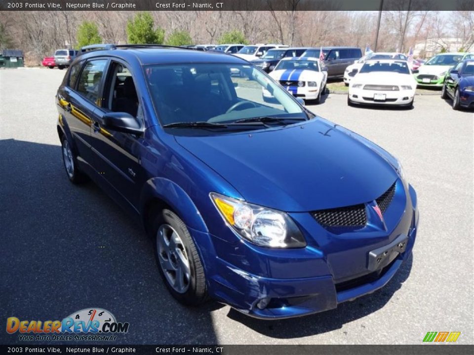2003 Pontiac Vibe Neptune Blue / Graphite Photo #1